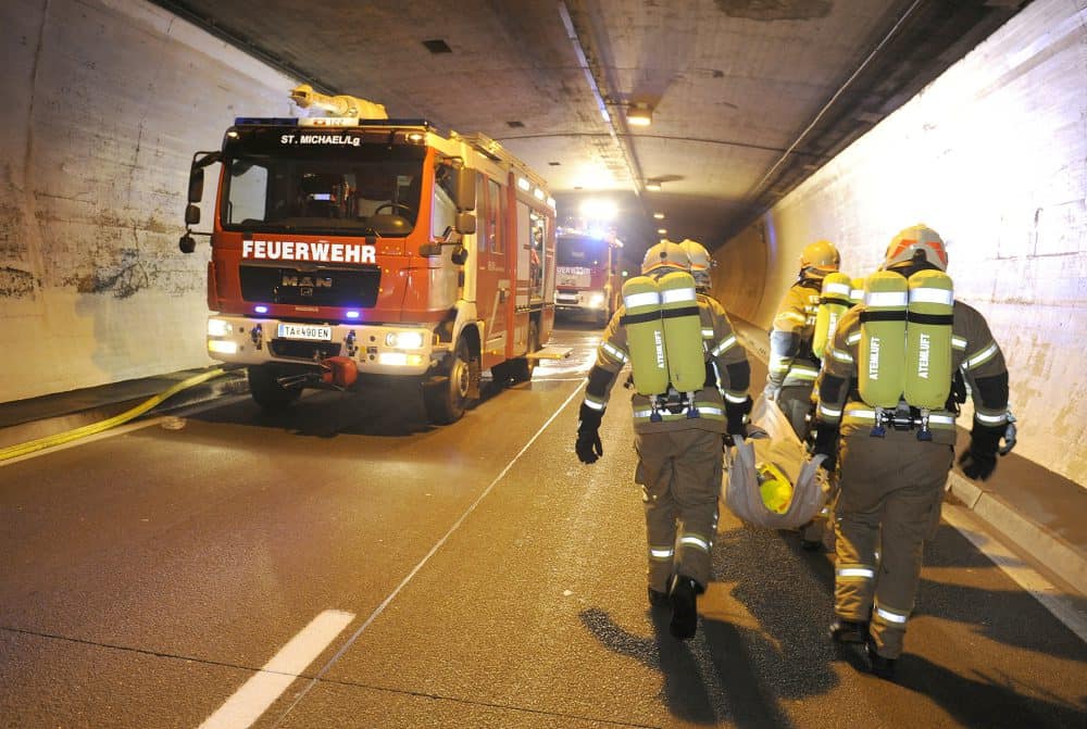 Katschbergtunnel A10, Übung aller Einsatzkräfte am 7.10.2017
