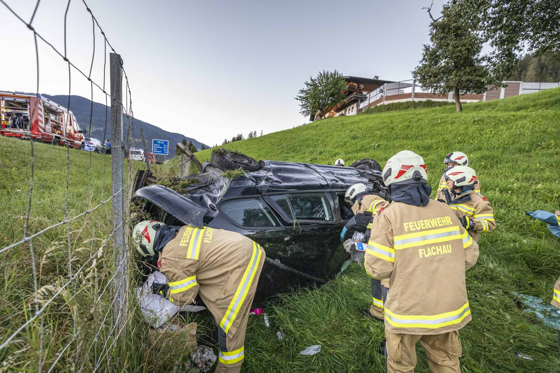 08.09.2020-Verkehrsunfall-Flachau-A10-1