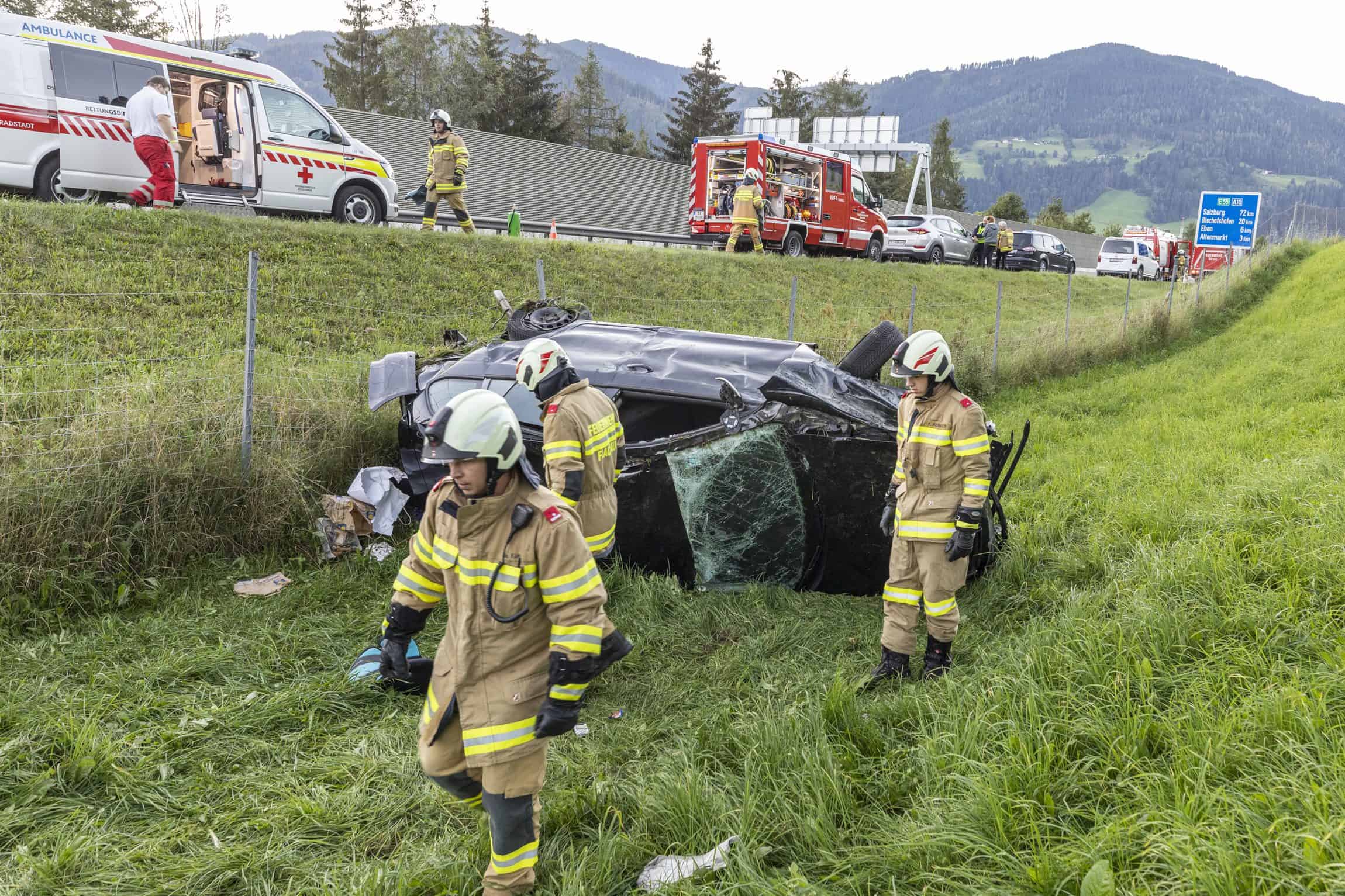 08.09.2020-Verkehrsunfall-Flachau-A10-7