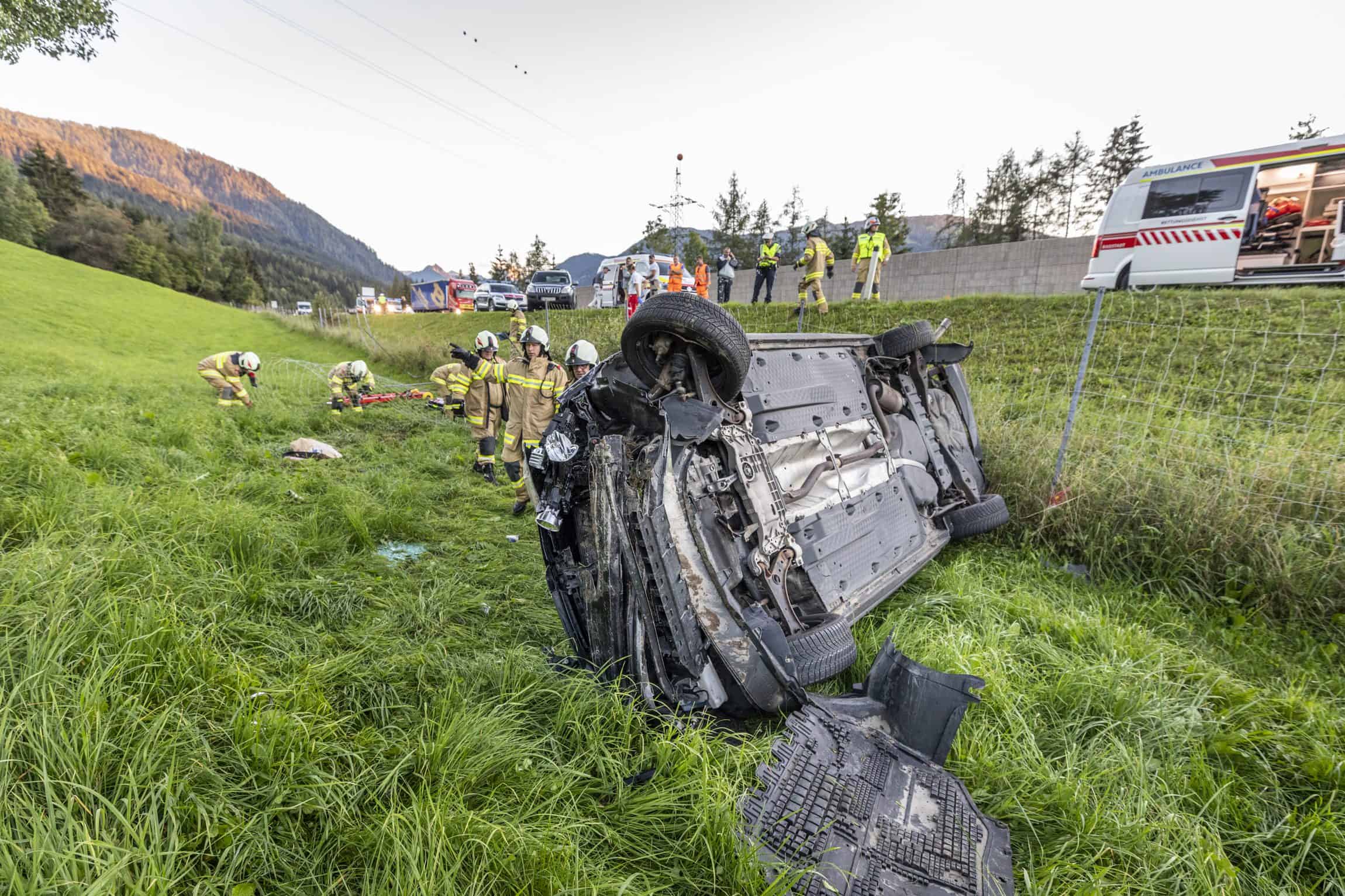 08.09.2020-Verkehrsunfall-Flachau-A10-9