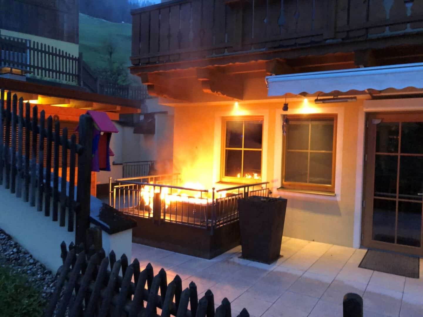 Saunabrand in Großarler Hotel