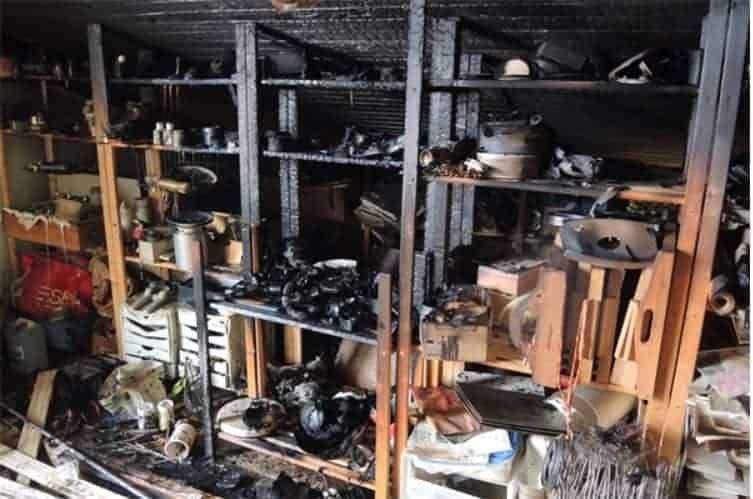 Dachstuhlbrand bei einem Einfamilienhaus in Göming