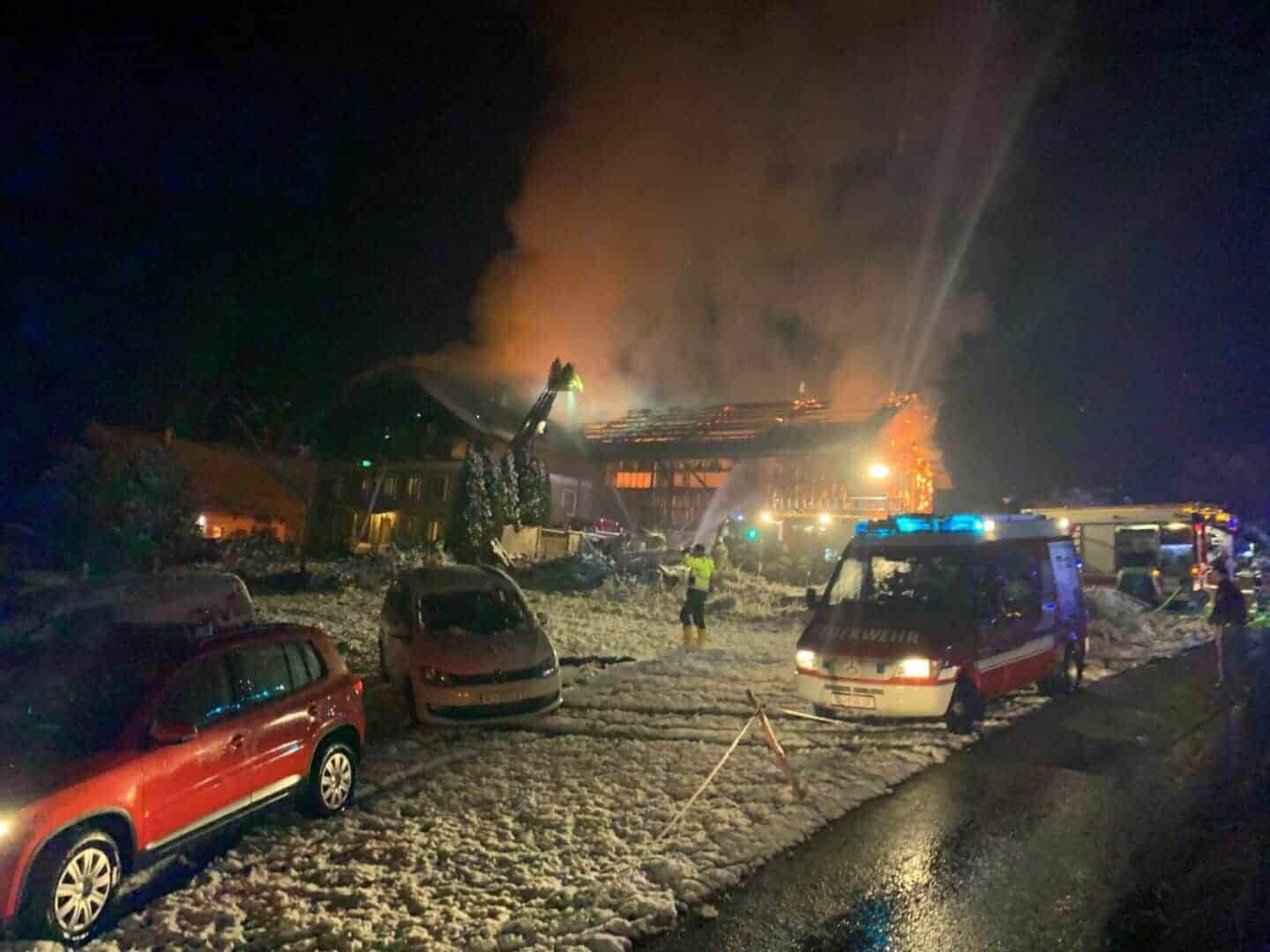 Großbrand in Seekirchen