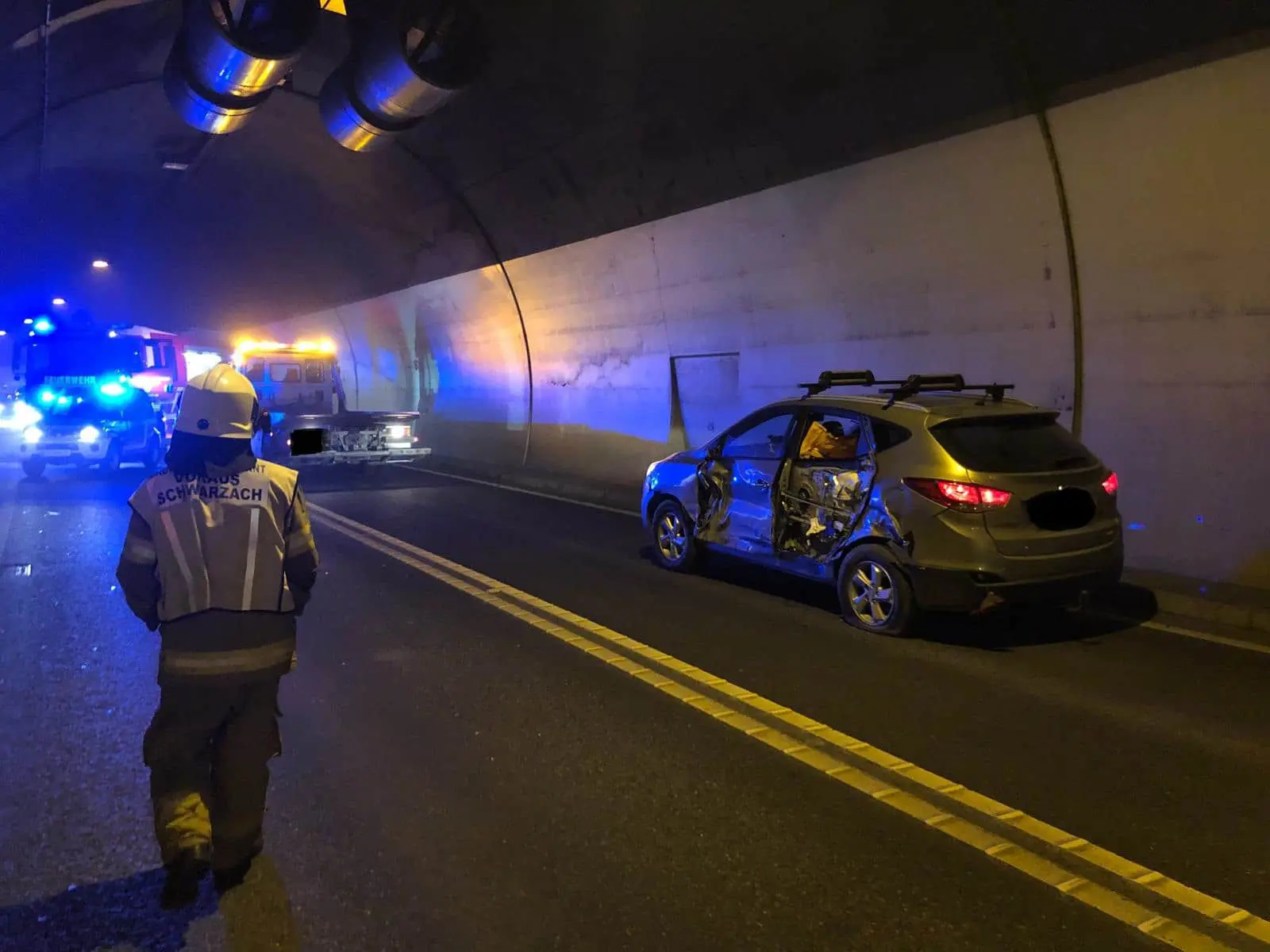 VU im Schönbergtunnel