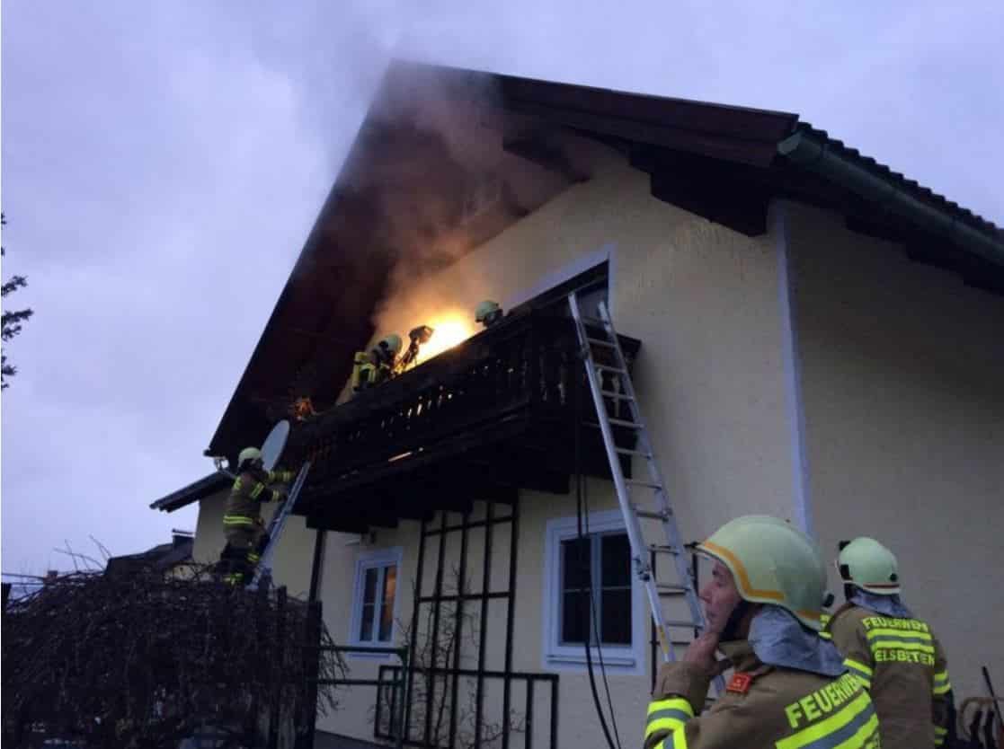 Wohnhausbrand in Elsbethen