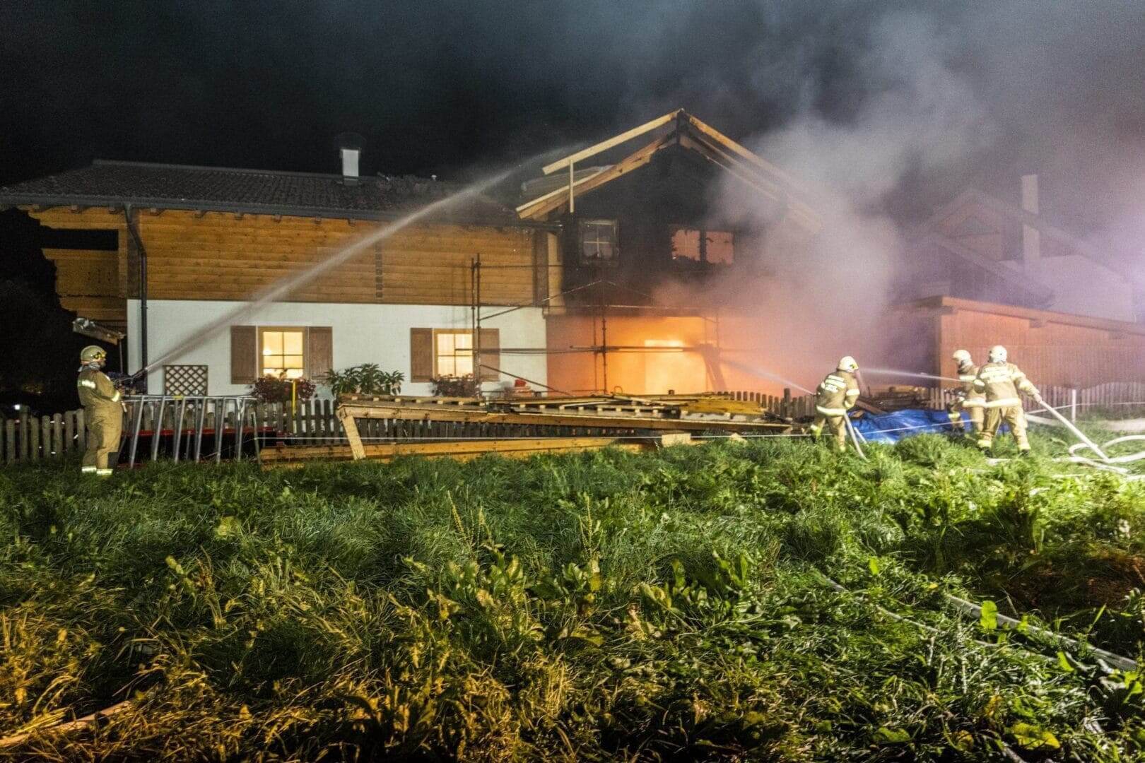 Wohnhausbrand in Reitdorf