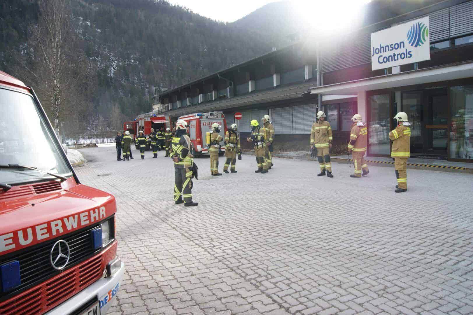 Brand in Betrieb in Radstadt