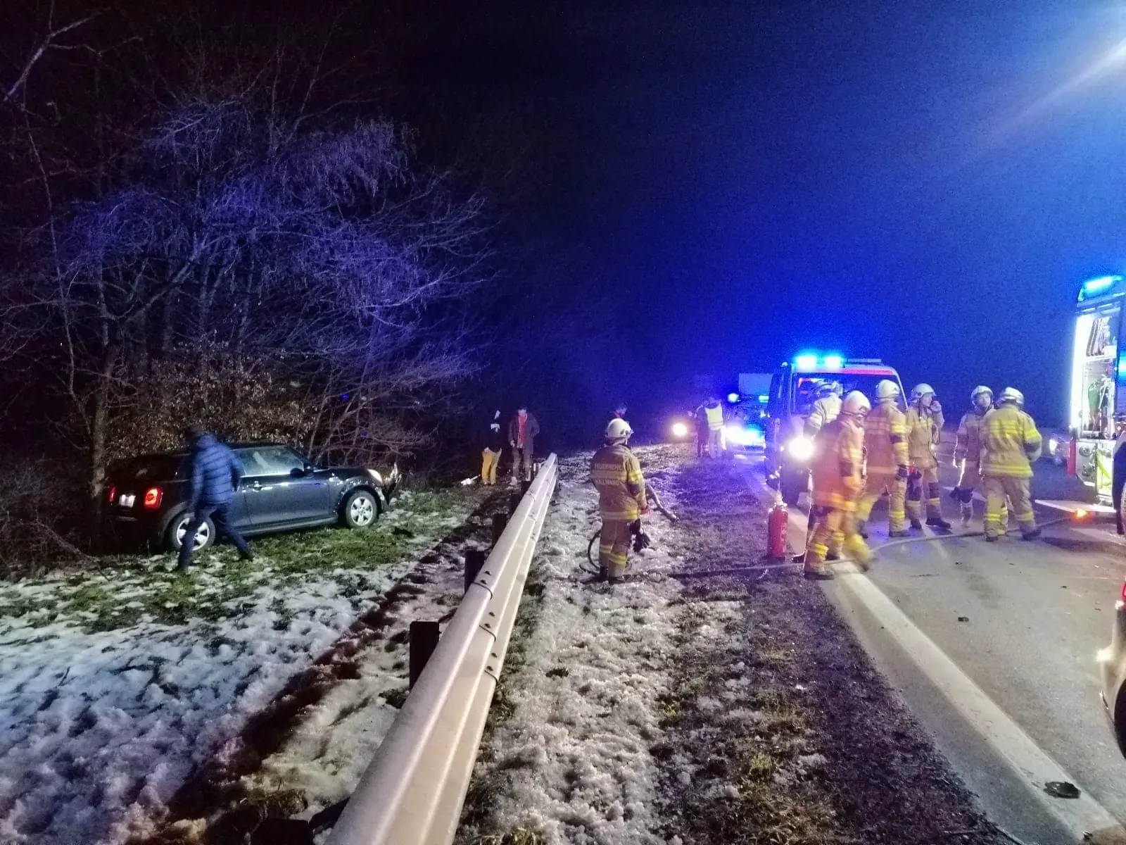 VU A1 Westautobahn Richtung Wien