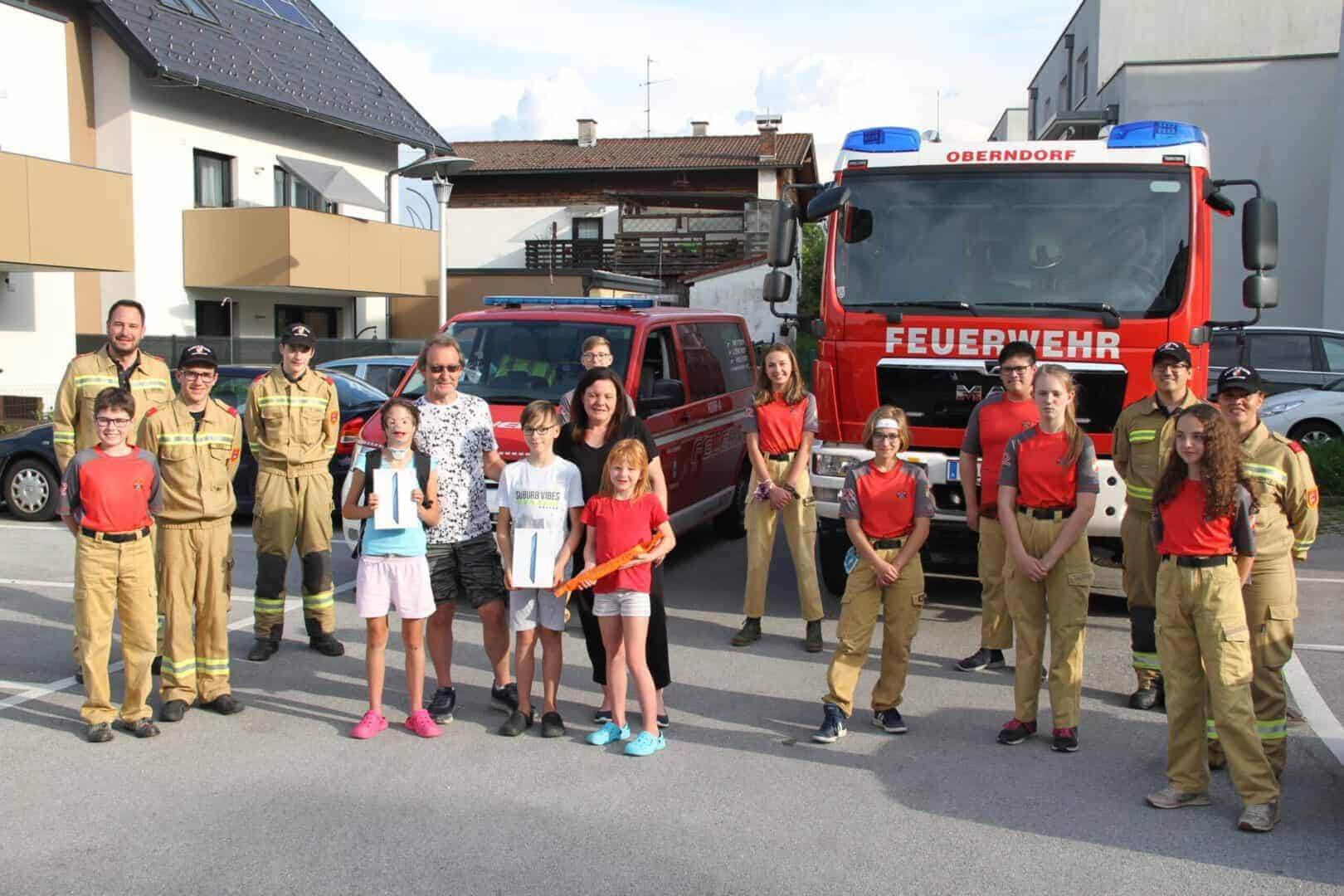 Feuerwehrjugend Oberndorf hilft