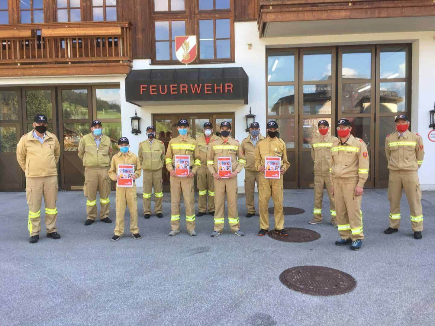 Jugendleistungsabzeichen in Gold bei der Feuerwehr Werfenweng