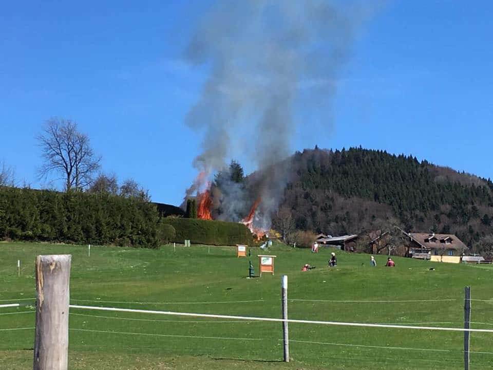 Großbrand in Henndorf verhindert