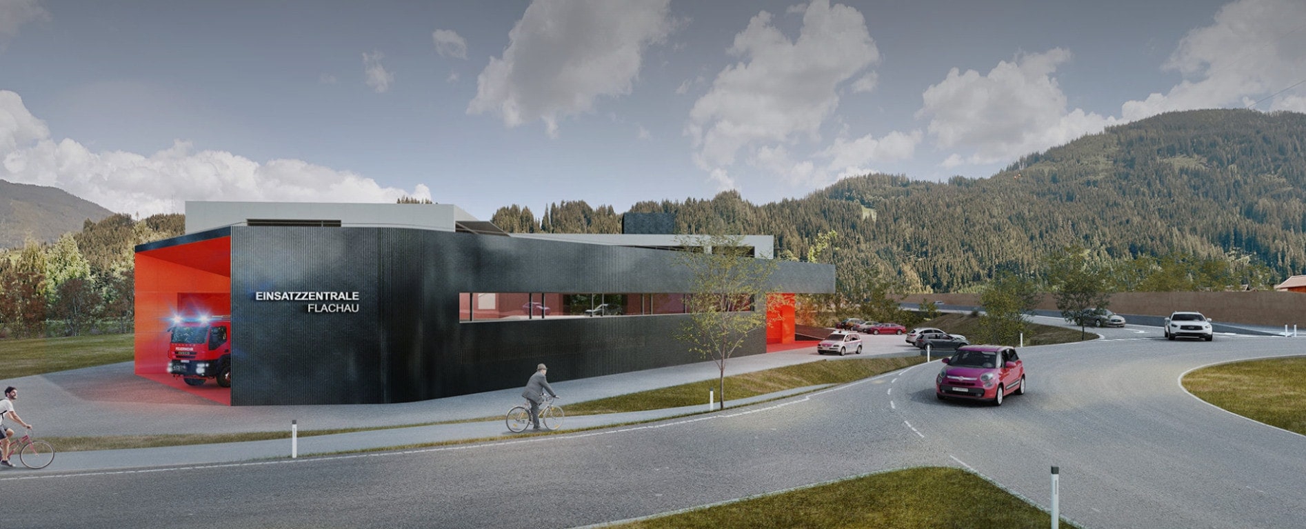 Einweihung des neuen Feuerwehrhauses in Flachau