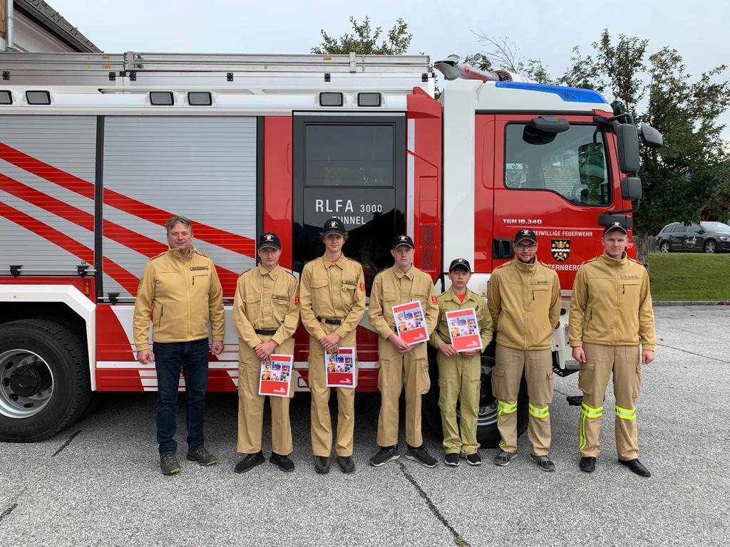 Feuerwehrjugendleistungsabzeichen in Gold in Unternberg