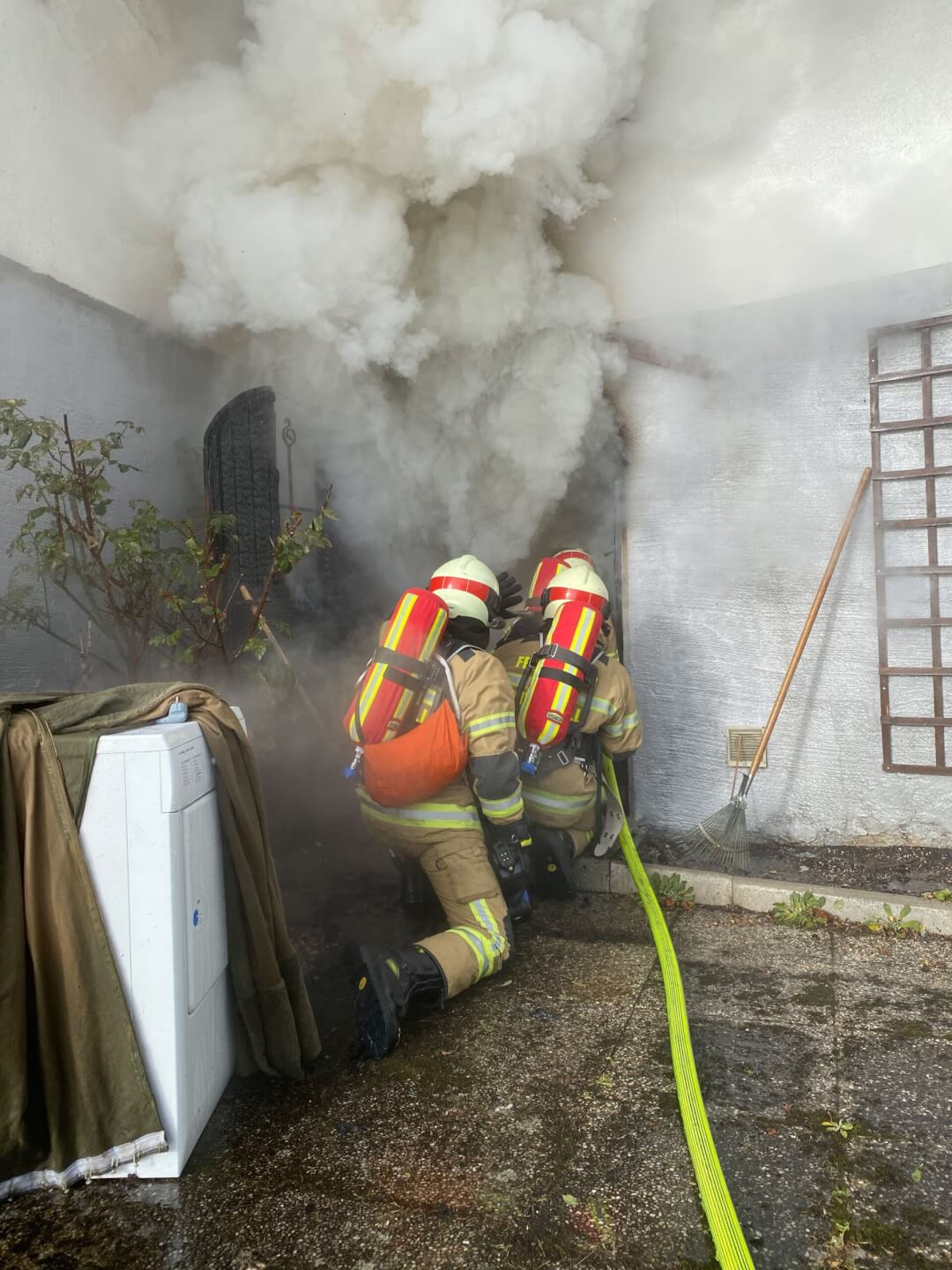 Kellerbrand in Hollersbach 3 Feuerwehren im Einsatz
