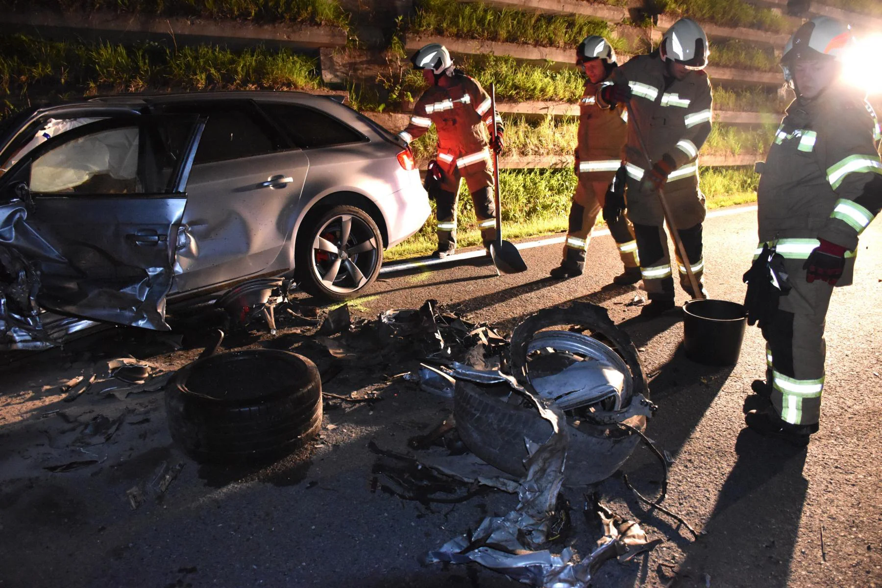 SCHWERER VERKEHRSUNFALL B162, VOGLAUBERG