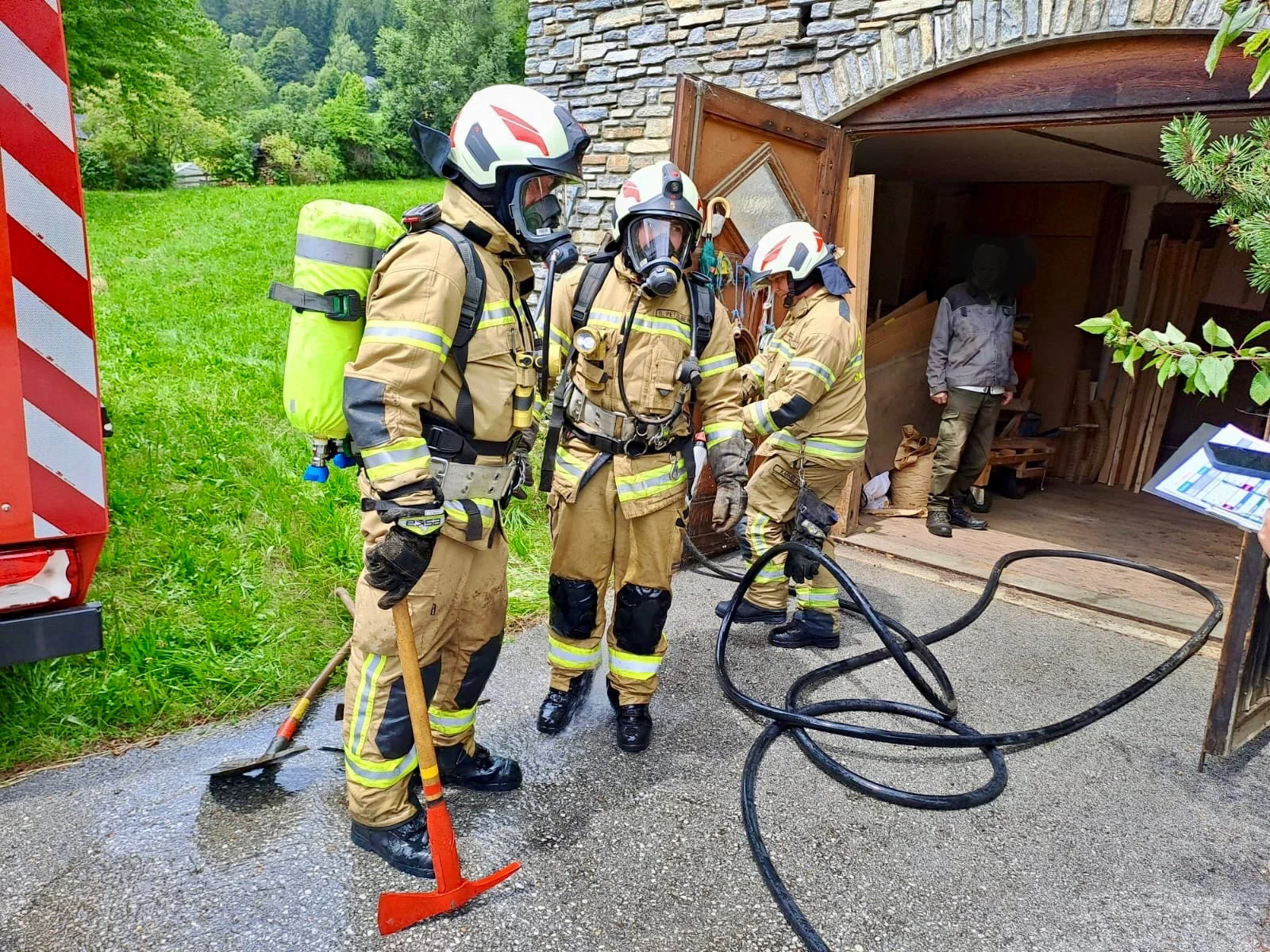 Brand einer Heizungsanlage in St. Michael