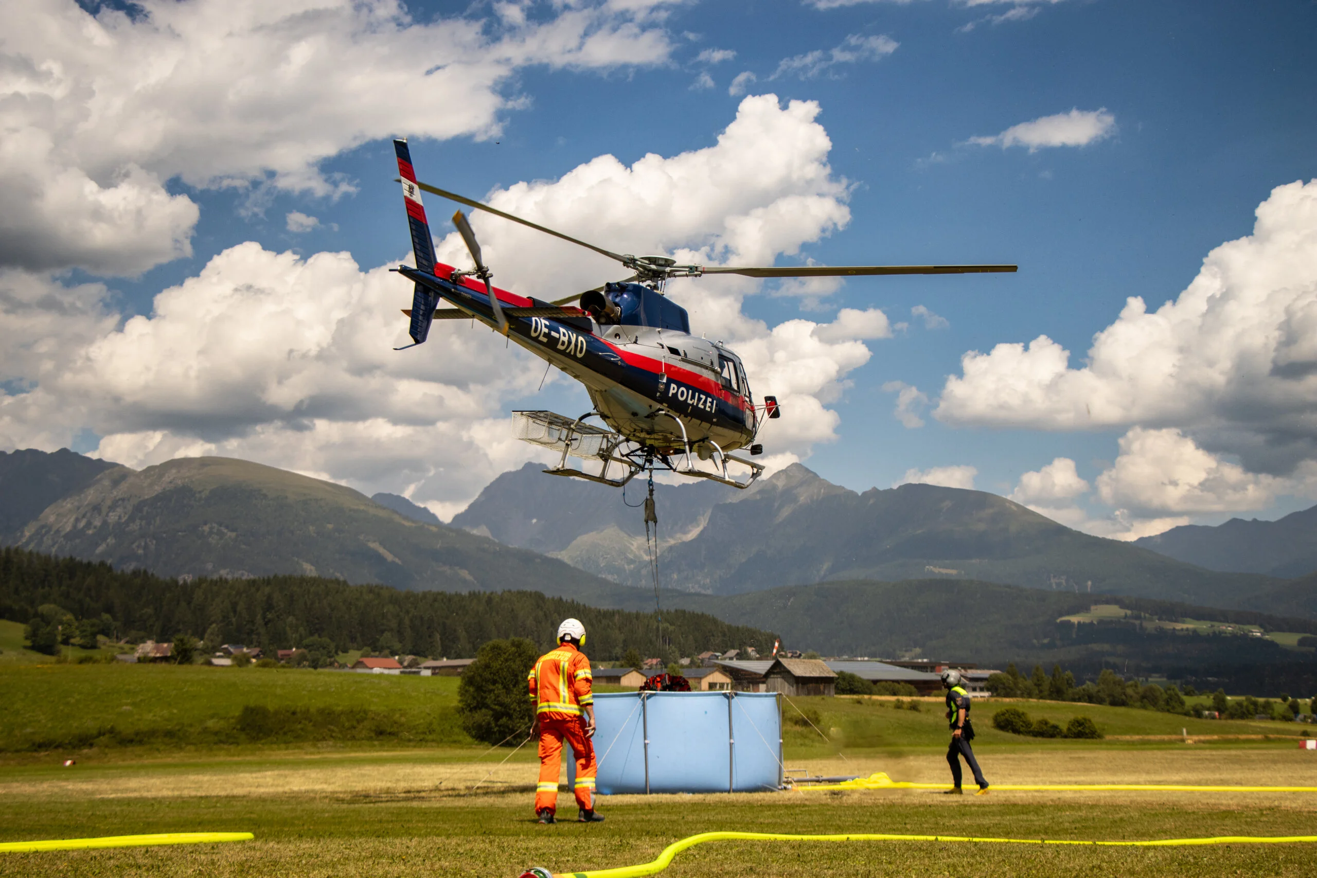 Großangelegte Waldbrandübung in Mauterndorf