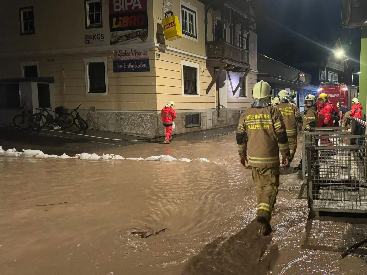 Unwettereinsätze im Raum Saalfelden