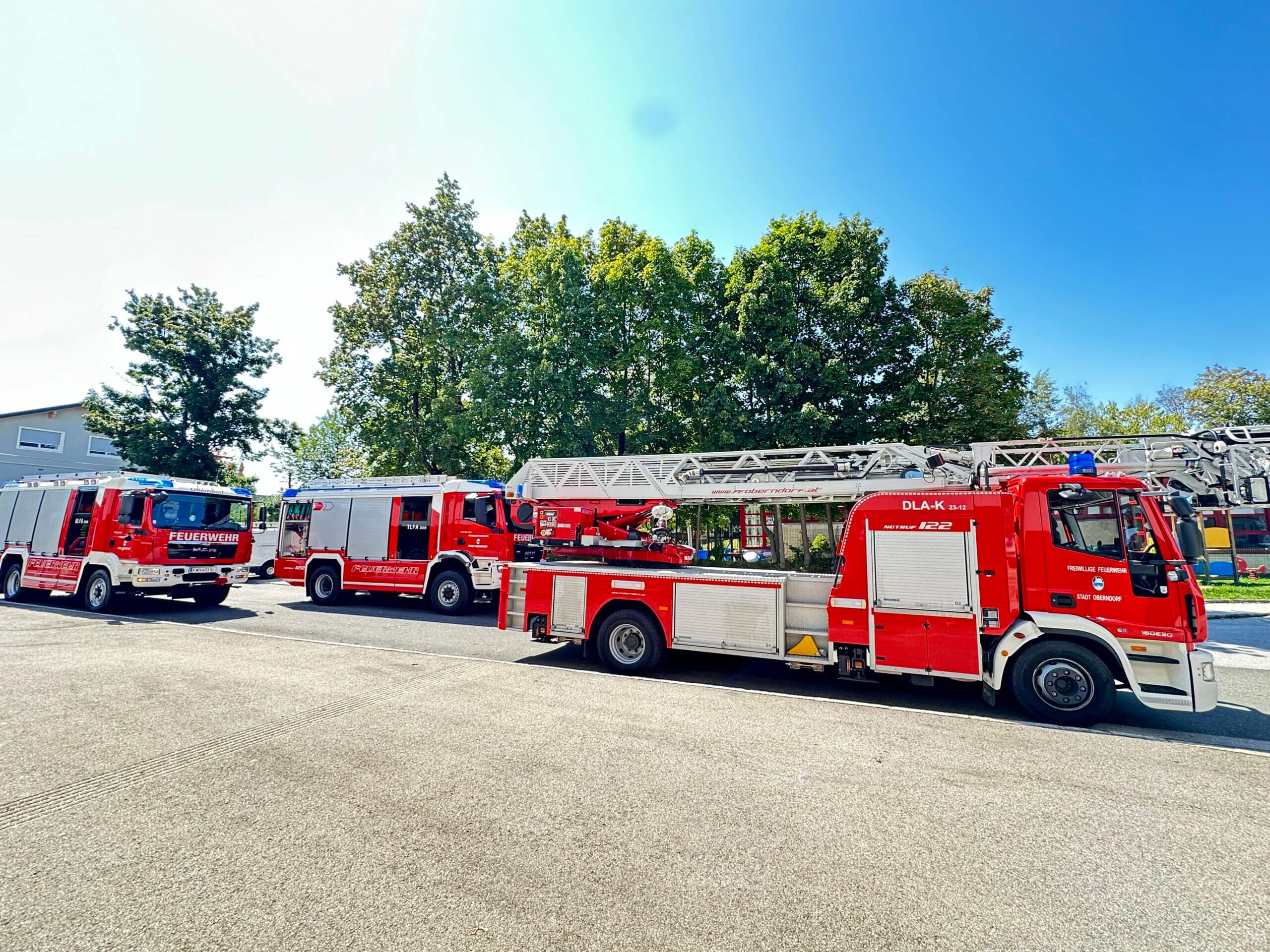 Drei Alarme von Brandmeldeanlagen innerhalb von 41 Minuten in Oberndorf