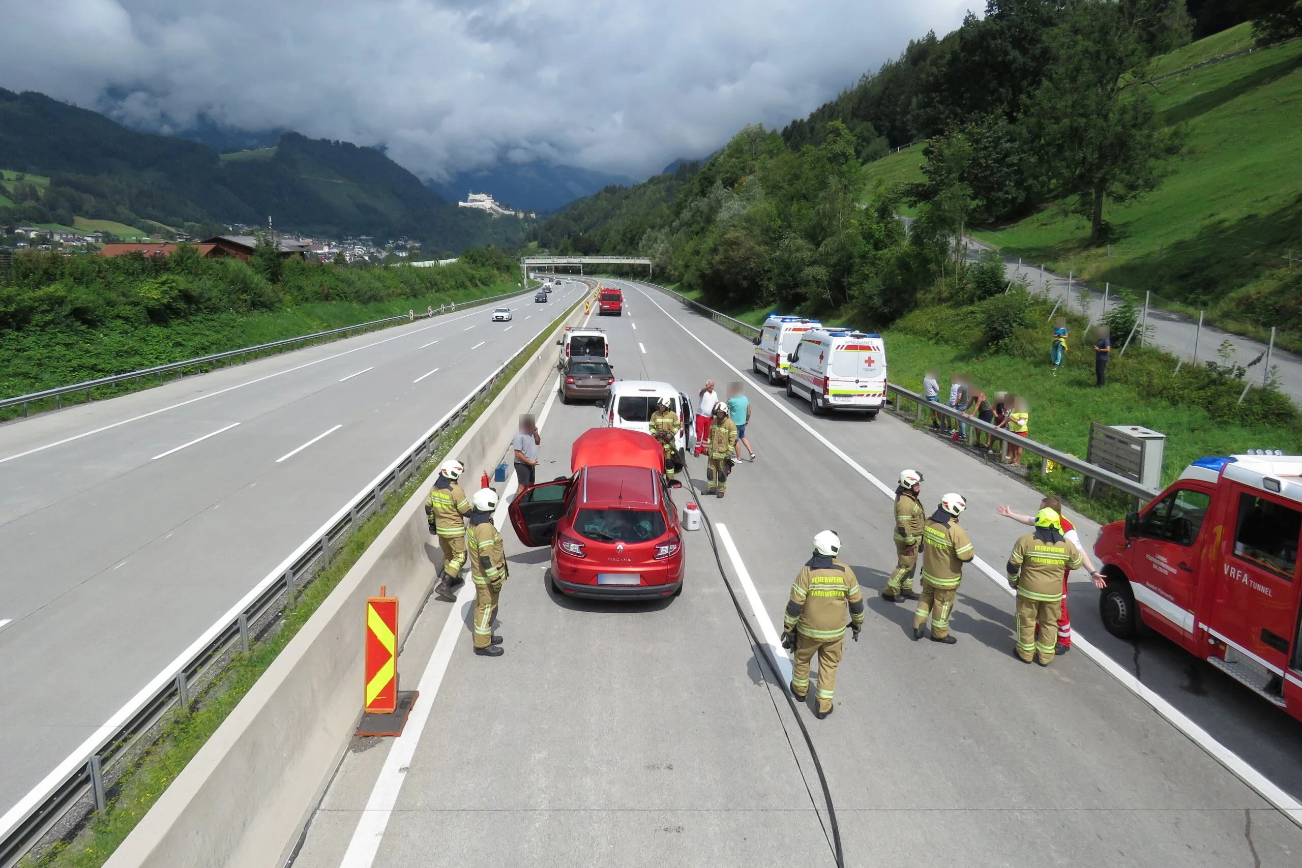 100. Einsatz im Jahr 2024: Verkehrsunfall mit fünf Fahrzeugen