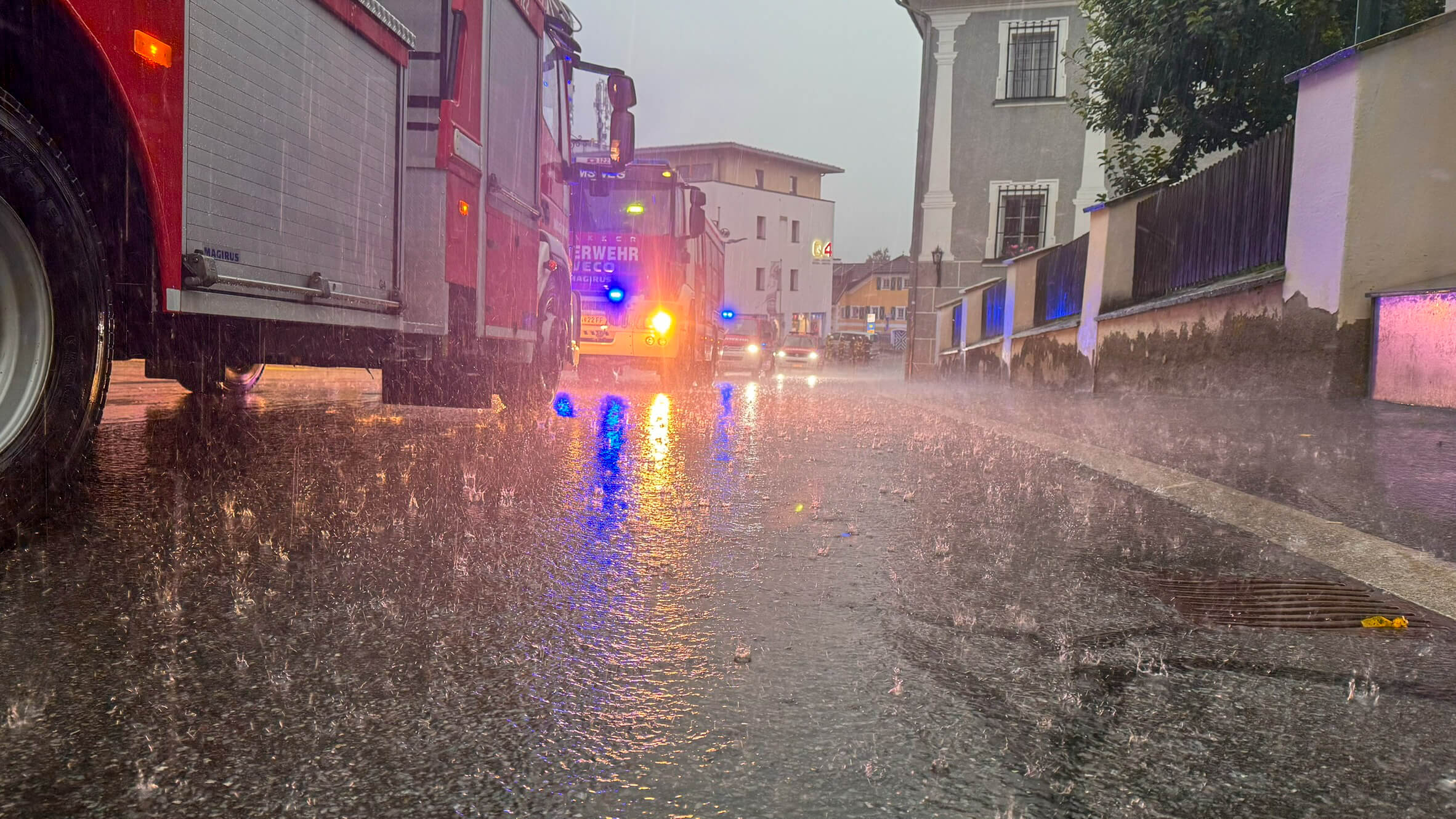 Unwetter sorgt für zahlreiche Feuerwehreinsätze im Bezirk Lungau